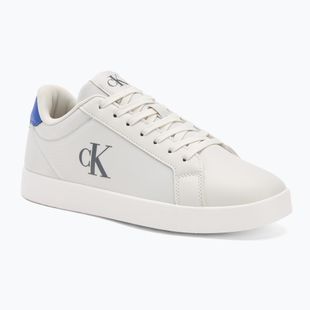 Scarpe uomo Calvin Klein YM0YM01213 3 Cupsole PU lily white/purple blue