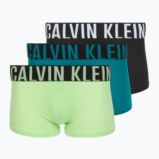 Boxer Calvin Klein 000NB3775A Trunk 3 paia black/teal breeze/forest freeze