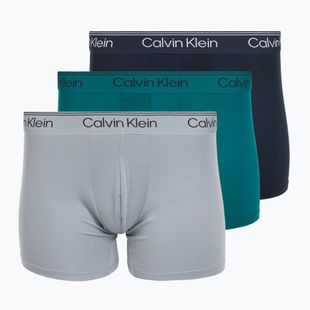 Boxer Calvin Klein LV00NB4410 Brief 3 paia sleet/teal marine/shoreline