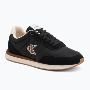 Scarpe da uomo Calvin Klein YM0YM01361 Retro Runner Ess Mix Mat black/light cashew
