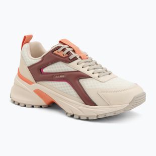 Scarpe da donna Calvin Klein HW0HW03002 Hike Run Ckstripe Mesh off white/oatmeal/dusty rose