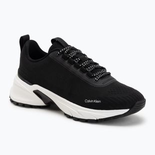 Scarpe da uomo Calvin Klein HM0HM02151 Hike Runner Laceup Knit ck black