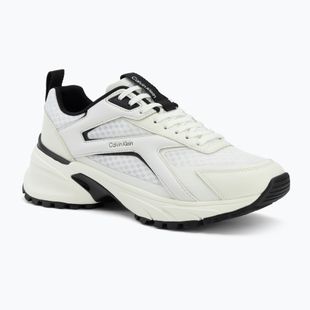 Scarpe da donna Calvin Klein HW0HW03002 Hike Run Ckstripe Mesh bright white/black