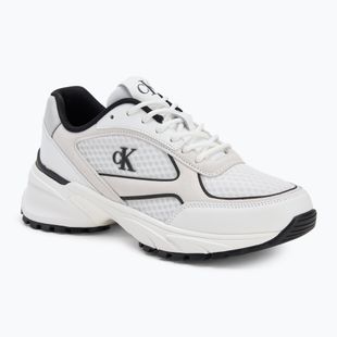 Scarpe da uomo Calvin Klein YM0YM01379 Hike Runner Mesh MIX bright white/black