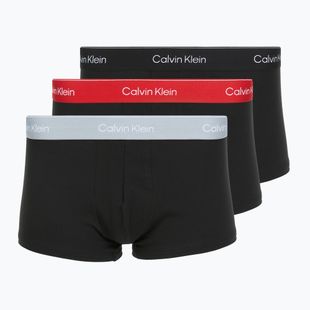 Boxer uomo Calvin Klein LV00NB4389 Low Rise Trunk 3 paia black/adrenaline rush/white/black