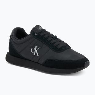 Scarpe da uomo Calvin Klein YM0YM01361 Retro Runner Essential MIX MAT triple black
