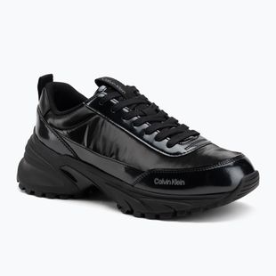 Scarpe da donna Calvin Klein YW0YW02043 Hike Runner Lace Up Pearl Nylon triple black