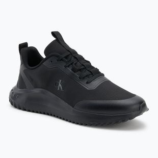 Scarpe da uomo Calvin Klein YM0YM01442 Eva Runner Lace Up Mat Mix 0GJ triple black