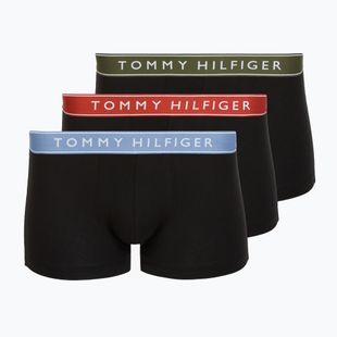 Boxer Tommy Hilfiger Trunk WB 3 pairs brick blue/terra red/army green