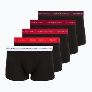 Boxer da uomo Tommy Hilfiger Trunk WB 5 pairs rs ju/fr rd/md mr/white/dp brg