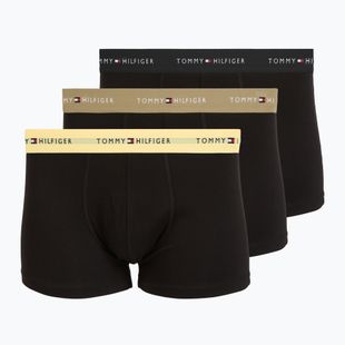 Boxer da uomo Tommy Hilfiger Trunk WB 3 pairs black/citronella/woodridge