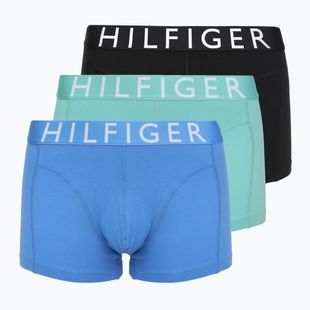 Boxer Tommy Hilfiger Trumk 3 pairs arctic aqua/black/cobalt blue