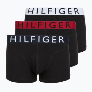 Boxer Tommy Hilfiger Trunk WB 3 pairs medium red/tommy hilfiger white/desert sky