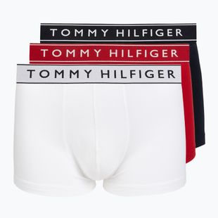 Boxer da uomo Tommy Hilfiger Trunk Dtm white/medium red/navy blue