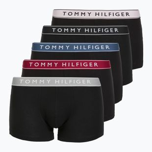 Boxer Tommy Hilfiger Trunk WB 5 pairs pale pink/antique silver/ruby jewel/aegean sea/black