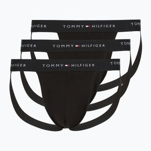Slip da uomo Tommy Hilfiger Cotton Jockst 3 pack black/black/black