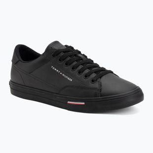 Sneakers uomo Tommy Hilfiger Vulc Core RBW Long Lace Leather black