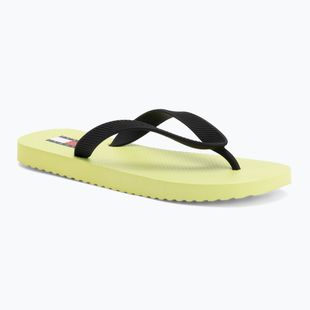 Infradito da donna Tommy Jeans Logo Summer lime essence/black