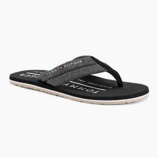 Infradito da uomo Tommy Hilfiger Chambray Beach Sandal black
