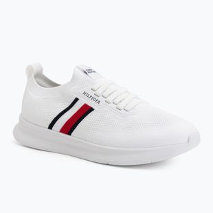 Scarpe da uomo Tommy Hilfiger Lightweight Knitted Runner white