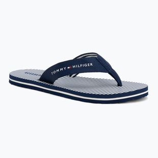 Infradito da donna Tommy Hilfiger Ithaca Stripe Summer preppy navy