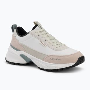 Scarpe da donna Calvin Klein HW0HW03279 Hike Runner Nylon Mix brilliant white/misty blue/arctic