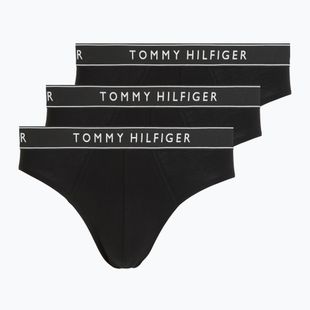 Slip da uomo Tommy Hilfiher Cotton Brief 3 pack black/black/black