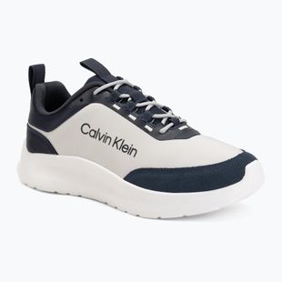 Scarpe da uomo Calvin Klein HM0HM02342 Light Eva Runn Essential Laceup Nylon Suede calvin navy/light grey