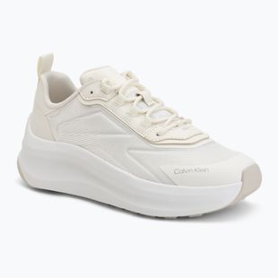 Scarpe da donna Calvin Klein HW0HW03111 Chunky Runner Laceup HF BLST Nylon bright white/marshmallow