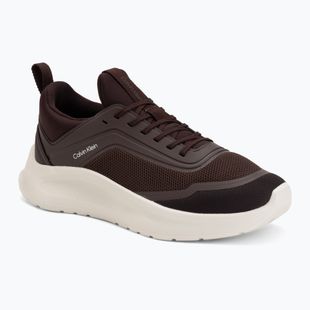 Scarpe da uomo Calvin Klein HM0HM02164 Light Eva Run Lace Sock bordeaux