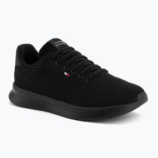 Scarpe da uomo Tommy Hilfiger Lightweight Runner Knit black