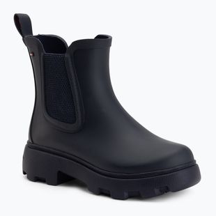 Stivali di gomma da donna Tommy Hilfiger Rubber Flag Cleated space blue