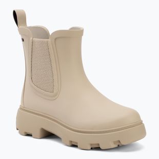 Stivali di gomma da donna Tommy Hilfiger Rubber Flag Cleated classic beige