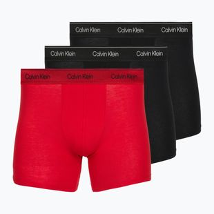 Boxer da uomo Calvin Klein LV00NB4576 Boxer Brief black/goji berry/black