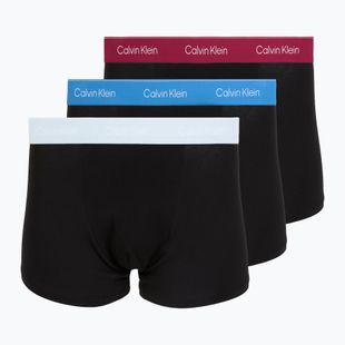 Boxer da uomo Calvin Klein LV00NB4286 Relaxed Fit Trunk black bodies w/ poseidon blue/plein