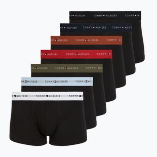 Boxer da uomo Tommy Hilfiger Trunk WB 7 pack black/whit/lava/sky blue/navy blue/ter red/ut ol