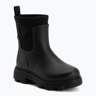 Stivali di gomma da donna Tommy Hilfiger Stamp Warm Ankle black