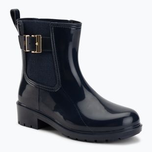 Stivali di gomma da donna Tommy Hilfiger Buckle Glossy Ankle space blue