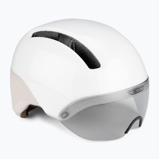 Casco da bicicletta HJC Calido Plus bianco/grigio perla