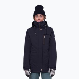 Giacca da snowboard da donna 686 Spirit nero geo jacquard