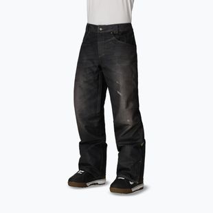 Pantaloni da snowboard uomo 686 Deconstructed Denim Insulated black denim