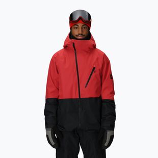 Giacca da snowboard uomo 686 Hydra Thermagraph true red colorblock