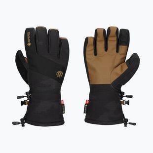 Guanti da snowboard da uomo 686 Gore-Tex Linear black camo