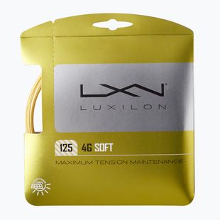 Corda da tennis Luxilon 4G Soft 125 12,2 m oro