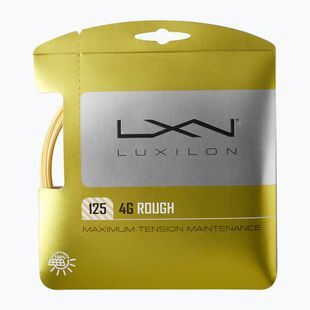 Corda da tennis Luxilon 4G Rough 125 12,2 m oro