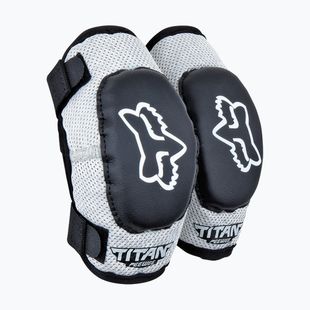 Gomitiere da bici per bambini Fox Racing Peewee Titan Youth Elbow Jr black/silver