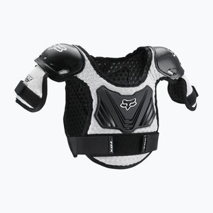 Fox Racing Peewee Titan Roost Deflector Jr nero/argento paracolpi per bambini