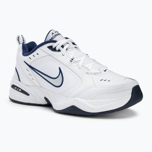 Scarpe da ginnastica da uomo Nike Air Monarch IV bianco / argento metallico