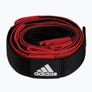 adidas cintura da ginnastica nera e rossa ADTB-10608
