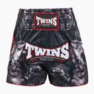 Pantaloncini da allenamento Twins Special Muay Thai Twins Kabuki black/white/red